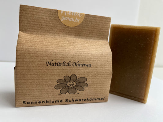 Sonnenblume Schwarzkümmelseife - gegen juckende Haut