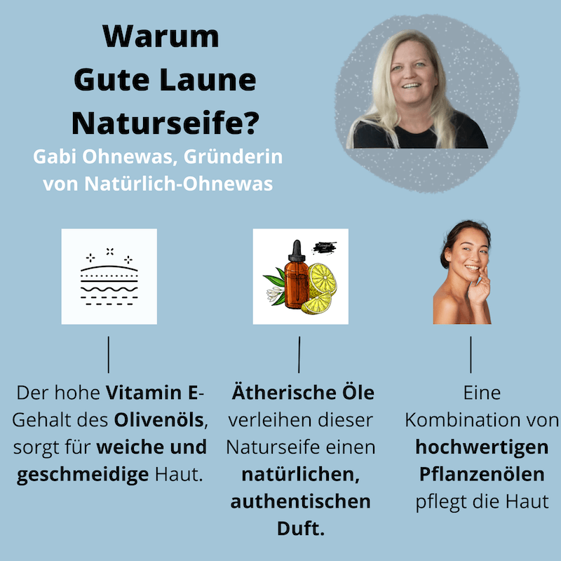 Gute Laune Naturseife - erfrischender, natürlicher Duft