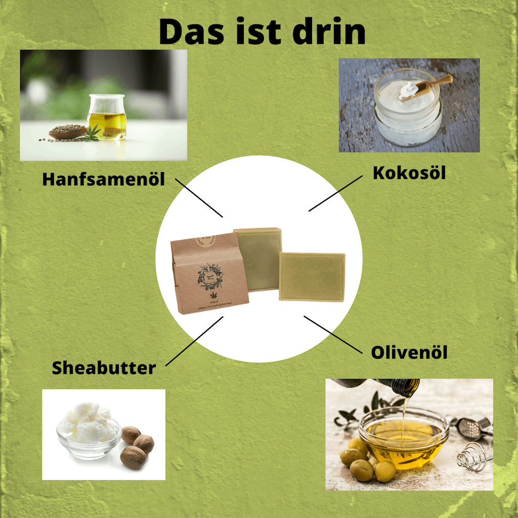 Naturseife Hanf - für die tägliche Pflege