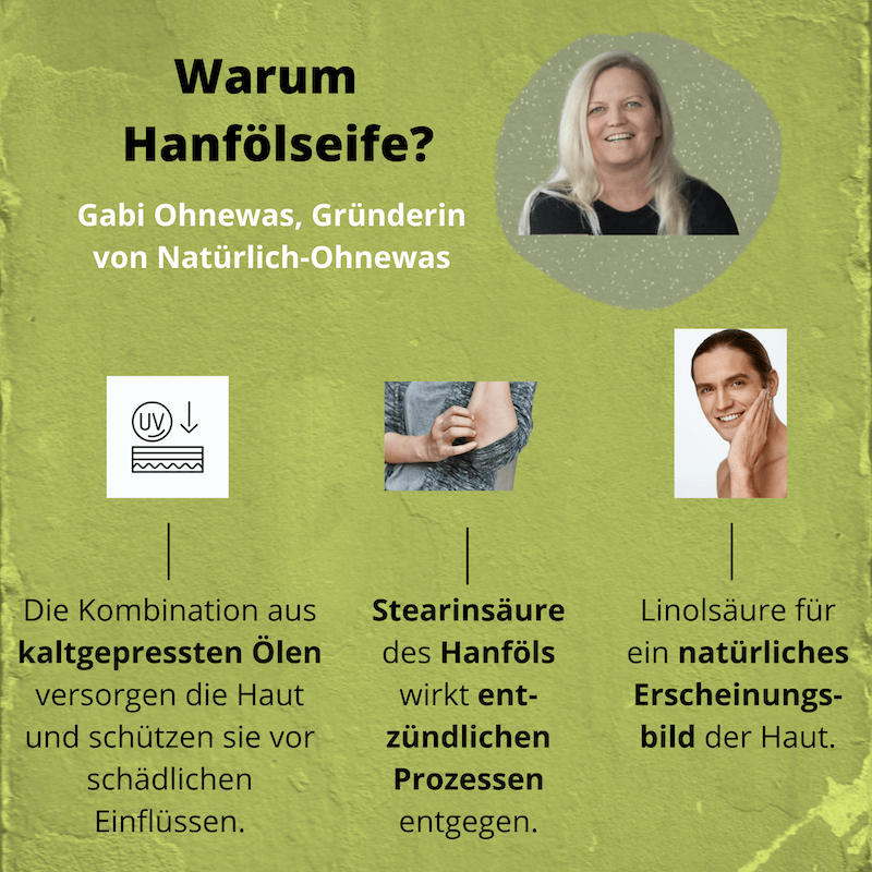 Naturseife Hanf - für die tägliche Pflege
