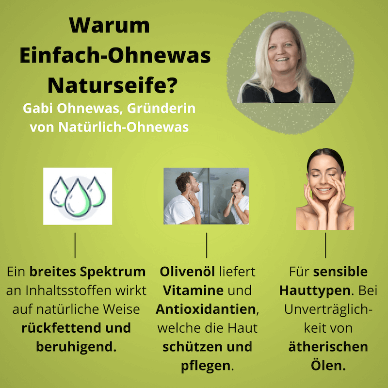 Naturseife Einfach-Ohnewas - mit pflegender Sheabutter