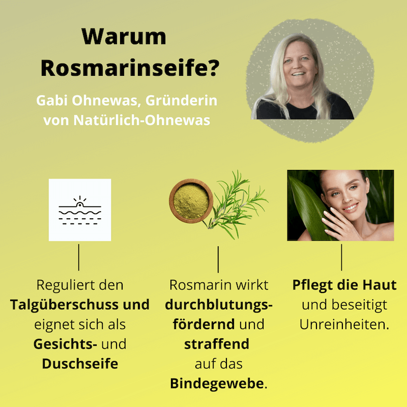 Sonnenblume Rosmarinseife - mit der Kraft der Natur
