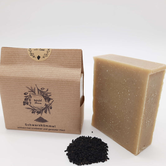 Naturseife Schwarzkümmel - gegen juckende Haut