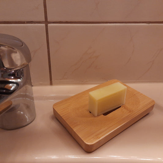 Seifenschale aus Bambusholz