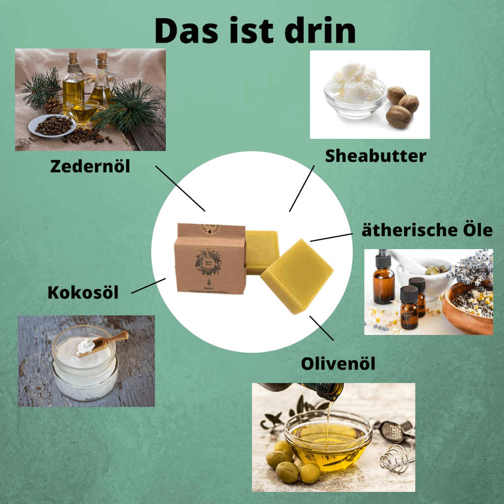 Zeder Naturseife - Entspannung für Körper und Seele